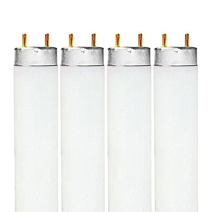 Luxrite F17T8/841 17W 24" T8 Fluorescent Tube Light Bulb 4100K 1350LM G13 4PK - Picture 1 of 4