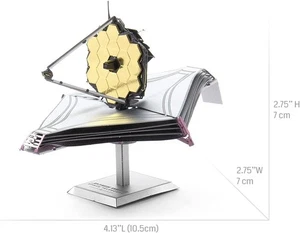 Metal Earth James Webb Space Telescope 3 sheet 3d Model & Tweezers 24975 - Picture 1 of 3