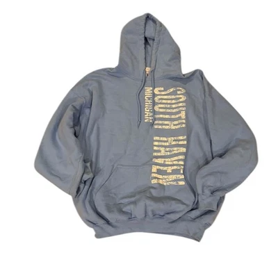 Sudadera con Capucha Gráfica South Haven Michigan Sudadera Azul XL Turista Foto 1 de 2