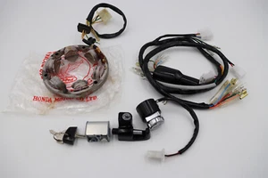 1973 Honda ST90 Wiring Harness, Ignition Switch, & NOS Stator NEW - Picture 1 of 5