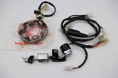 Arnés de cableado Honda ST90 1973, interruptor de encendido y estator NOS NUEVO Foto 1 de 4