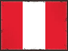 Ontrada Blechschild 20X30cm Gewolbt Perus Flag Of Peru Deko Schild