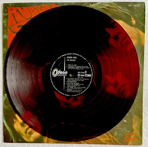 THE BEATLES -Rubber Soul- Rare 1965 Japan Red Vinyl LP + Booklet & inner /Record - Picture 1 of 11