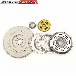 SPRUNG CLUTCH TWIN DISC KIT +FLYWHEEL FOR 1990-1996 NISSAN 300ZX NON-TURBO Z32 - Picture 1 of 4