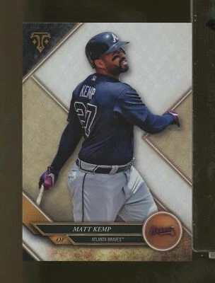 2017 Topps Triple Threads MATT KEMP Base BRAVES #56 (SR25) - Image 1 of 2