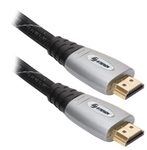 Steren 12ft HDMI High Speed Cable, Nylon Jacket with Ferrites - Picture 1 of 1