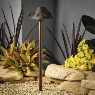 Kichler 16122AZT27 - Overlay 21" LED Path Light - Architectural Bronze (4 Pack) - Image 1 of 3