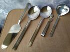 Vintage Silver Plated Set Melchior Tongs Spoons Shoulder Kitchenware