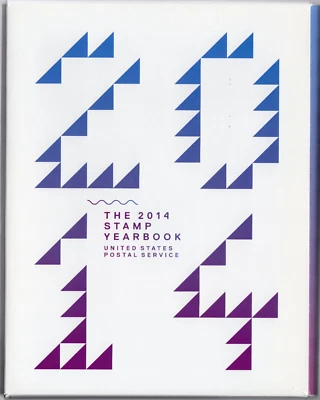 2014 Mint Set Stamp USPS Yearbook Album w/Mail Use & High Value Sealed - Image 1 of 4