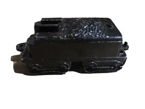 Vintage Midge Toy Coal Car Coal Train Car Black Metal 2 "Long - Imagen 1 de 6