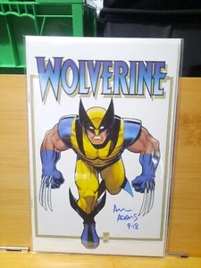Return of Wolverine #1 Arthur Adams Blue & Yellow Suit Variant! *Signed* W/ COA! - Picture 1 of 10