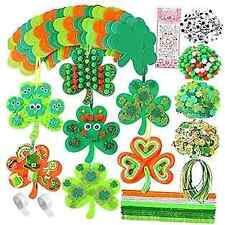  St. Patrick's Day Foam Stickers Crafts for Kids, 790Pcs Foam Colorful,Shamrock