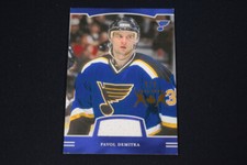 Pavol Demitra 2002-03 ITG Be A Player First Edition Game Used Jerseys EXPO 1/1