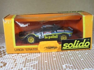 A333 Vintage Solido 73 France Lancia Stratos HF #3 1980 Tour Auto 1:43 + Box - Picture 1 of 24