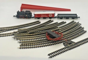 Spur Z Märklin BR89 Lok Set mit 2 Güterwagen und Gleis - Bild 1 von 19