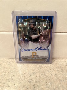 2023 Bowman Chrome Prospect Blue RayWave Refractor Auto Enmanuel Terrero /150