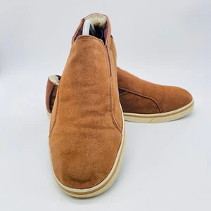 Zapatos sin cordones Ugg Australia Bracken de lona para hombre talla 10 marrón 1056 - Imagen 1 de 11