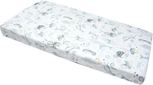 Lenzuola Lettino Neonato 60X120-100% Cotone Lenzuolo Con Angoli Culla Coprimater - Foto 1 di 12