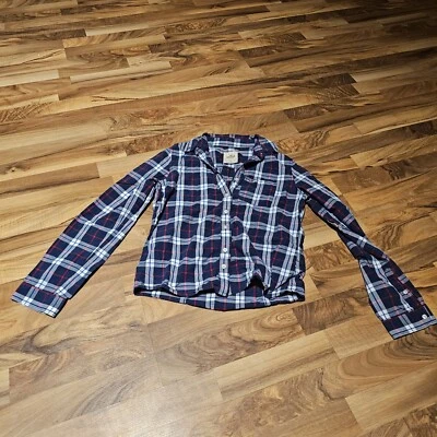 Camisa acolchada de manga larga mediana Hollister para niños Foto 1 de 3