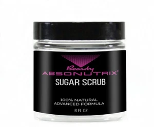 Absonutrix Sugar Scrub 6Oz Sal del Himalaya aceite de almendras dulces Jojoba aloe Vitamina E - Imagen 1 de 2