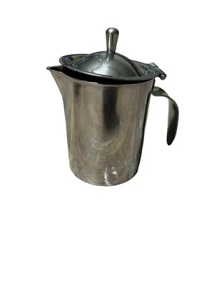 De colección-Bloomfield Industries-Crema/Jarabe de acero inoxidable contenedor tapa con bisagras Foto 1 de 4