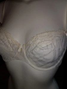 NEW La Perla Joelle lace bra animal print size 80B D 40 US M UK 14 - Picture 1 of 8