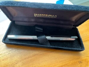 Waterman Director General Argent Massif S. Silver Tintenroller - Made in France - Bild 1 von 12