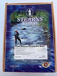 STEARNS WADERS 3.5MM NEOPRENE STOCKING FOOT WADER "XXL" - Picture 1 of 8