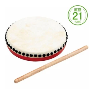Okinawan Hand Drum 8.2inch PARANKU Stick Set Taiko Music Instrument Dance Japan - Picture 1 of 7
