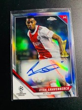 2021-22 Topps Chrome UEFA UCL Autograph Ryan Gravenberch #CA-RG Auto Refractor