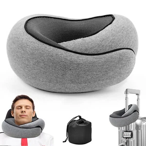 Memory Foam Travel Pillow U Shaped Neck Support Soft Head Rest Plane Car Cushion - Picture 1 of 14