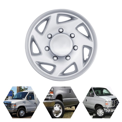 4-Pack 16 Inch Hubcaps - Universal Fit For Ford E-Series, Econoline & F-Series Pickups