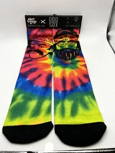 Odd Sox Cheech and Chong Retro Crew Socks Mens Womens Novelty Gift - Picture 1 of 4