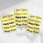 Gingham Happy Easter Sentiments, Easter Cardmaking, Papercraft, x15