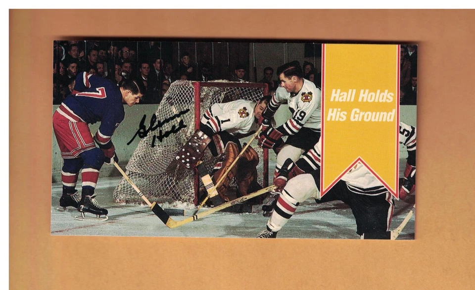 GLENN HALL AUTOGRAPHED 1994 PARKHURST TALL BOYS CARD CHICAGO BLACK HAWKS HOF - Image 1 of 1