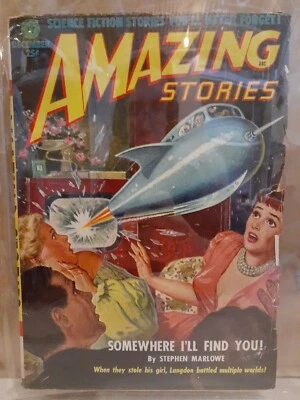 Amazing Stories, Dec., 1951, Fredric Brown, Hickey, Finlay - Image 1 of 2