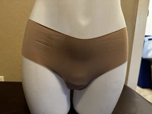 Pack de 2 bragas descaradas Victoria Secrets no show bronceado/marrón talla grande - Imagen 1 de 6