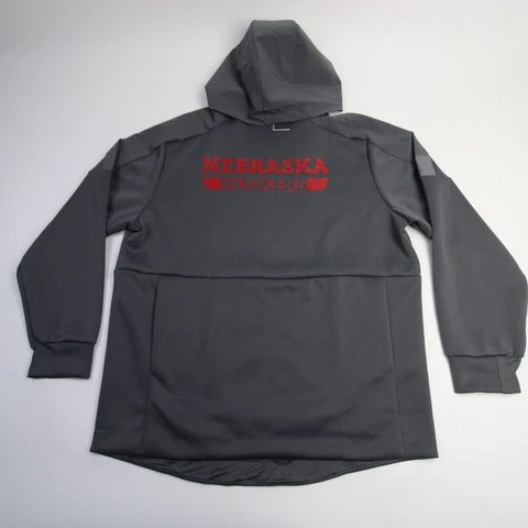 Nebraska Cornhuskers adidas Sweatshirt Men's Gray New Cover