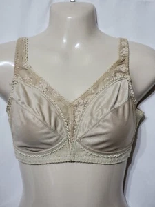 NEW VINTAGE PLAYTEX LOVELY LOOK BY 18 HOUR MINIMIZER BRA 34C STYLE #547 USA MADE - Picture 1 of 11