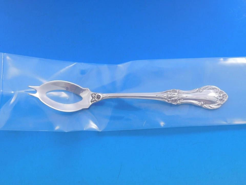 Wild Rose by International Sterling Silver Olive Spoon Ideal 5 5/8" Custom Made - Image 1 of 4