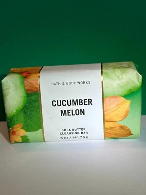 Bath & Body Works ~ CUCUMBER MELON ~ Shea Butter Cleansing Bar 5 oz - Image 1 of 2
