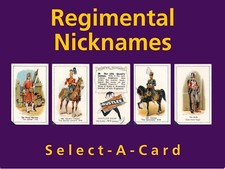 Hustler Soap REGIMENTAL NICKNAMES - Select - A -Card