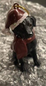 SIKORA BS591 Labrador schwarz Christbaumschmuck Glas Weihnachtsbaum Anhänger - Bild 1 von 3