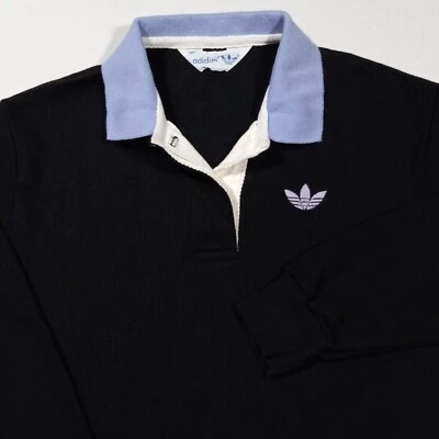 Sudadera polo tejida ADIDAS M 80 90 vintage para mujer Foto 1 de 4