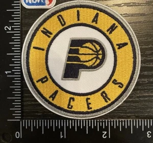 INDIANA PACERS IRON ON EMBROIDERED PATCH BASKETBALL - Picture 1 of 1