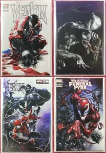 LOTE VARIANTE VENOM #27 GABRIELE DELL'OTTO CLAYTON CRAIN NYCC VIRGIN CON CÓDICE DE AUTENTICIDAD - Imagen 1 de 7
