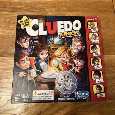 CLUEDO JUNIOR by Hasbro Gaming  - Case of The Missing Cake (5+) VGC - Image 1 of 4