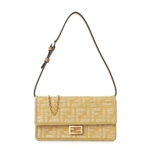 Fendi Women's Chain Baguette Bag 8M0498 AV23 F17A1 136077249 - Picture 1 of 12