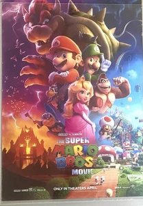 Super Mario Bros Movie 2023 Original One Seet D/S 27X40 Advance Movie Poster - Bild 1 von 10