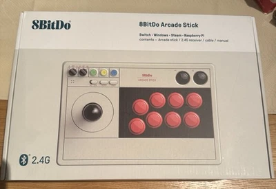 8BitDo Arcade Stick * Windows * Nintendo Switch * Steam * Bluetooth 2, 4 G - Bild 1 von 2